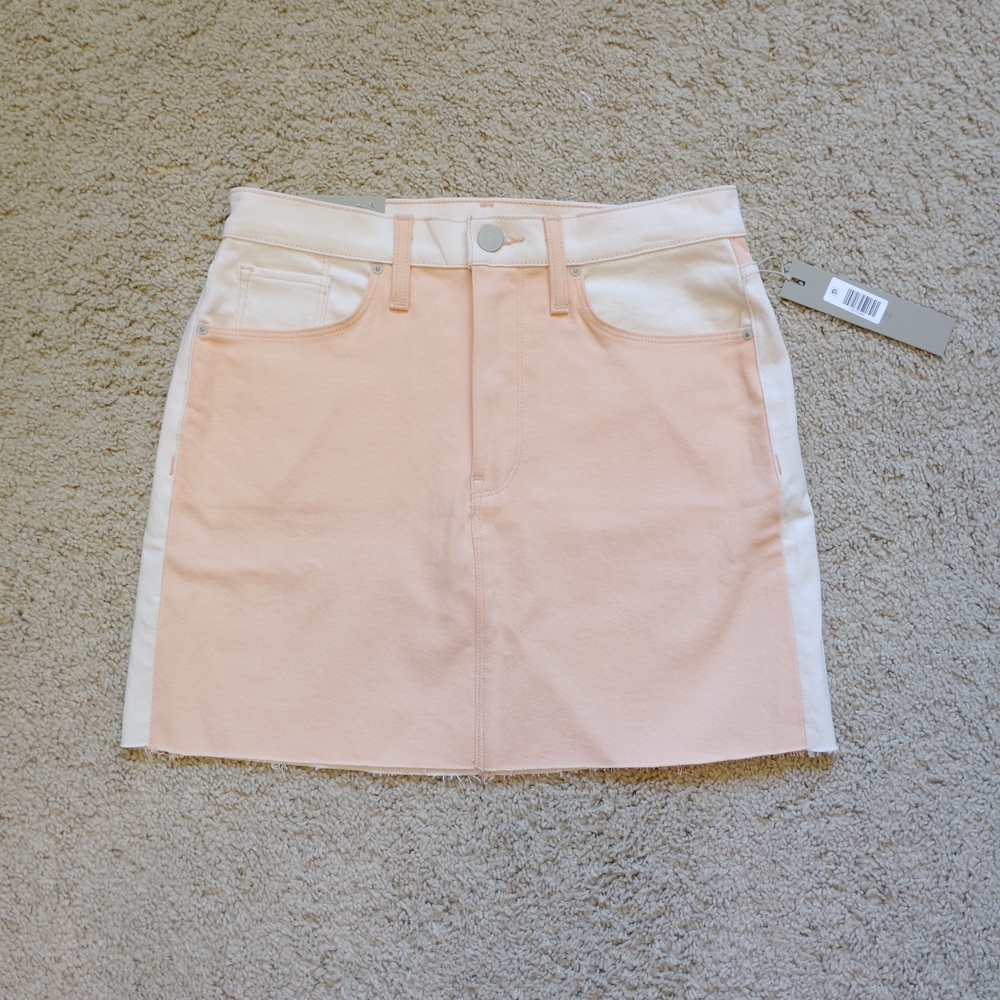 NEW Hudson Jeans Orange Mini Skirt Casual Resort Wear